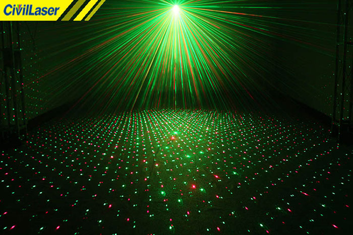 small laser stage lighting